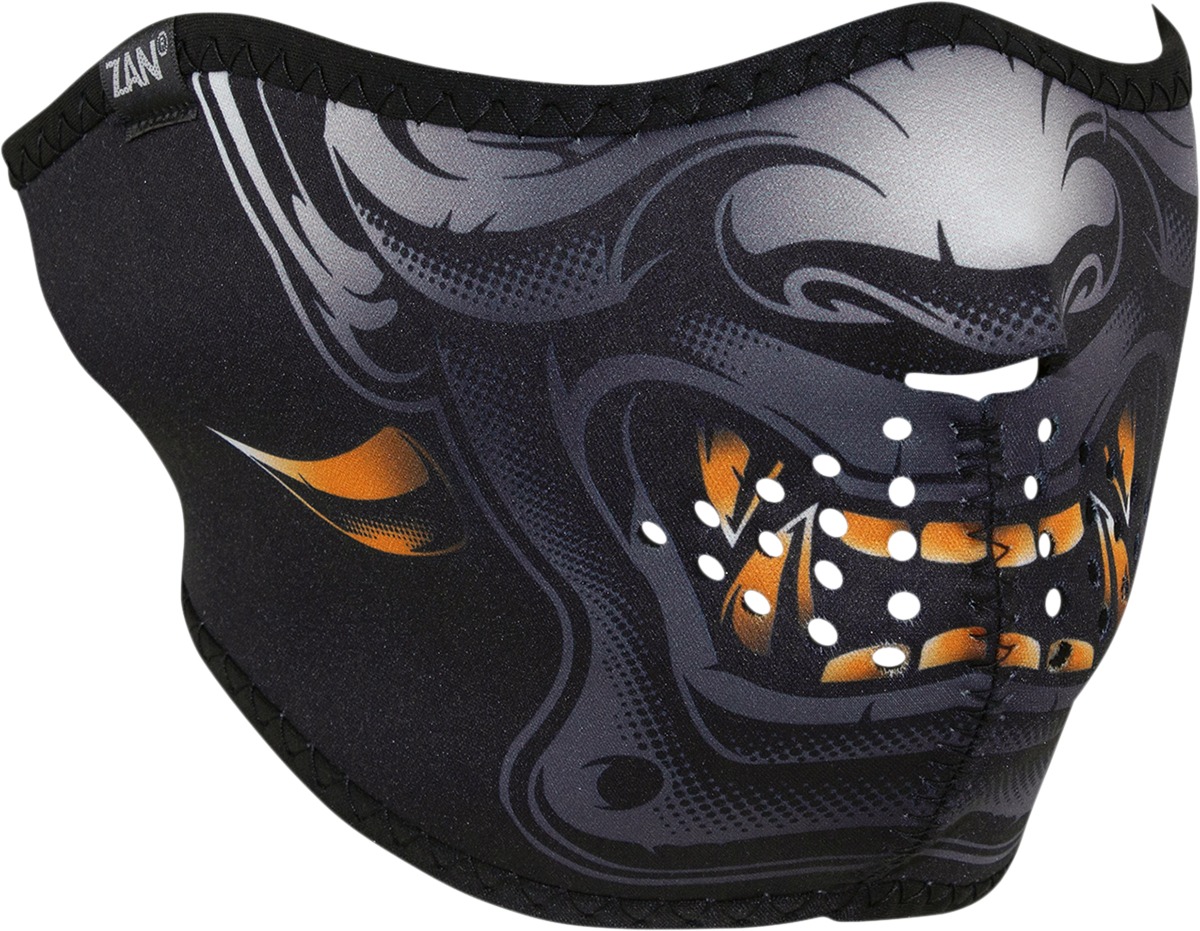 Half-Face Neoprene Mask - Half Face Mask Neo Hornd Demon - Click Image to Close