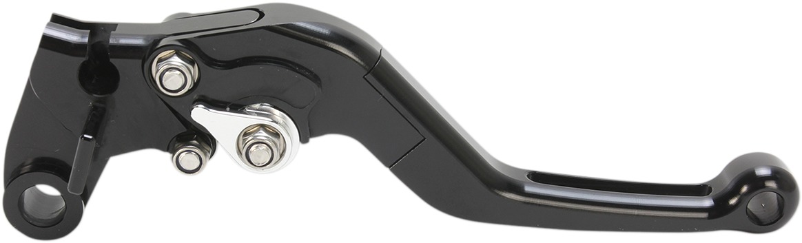 Halo Adjustable Folding Clutch Lever - Black - For Yamaha R1 R6 FZ XSR - Click Image to Close