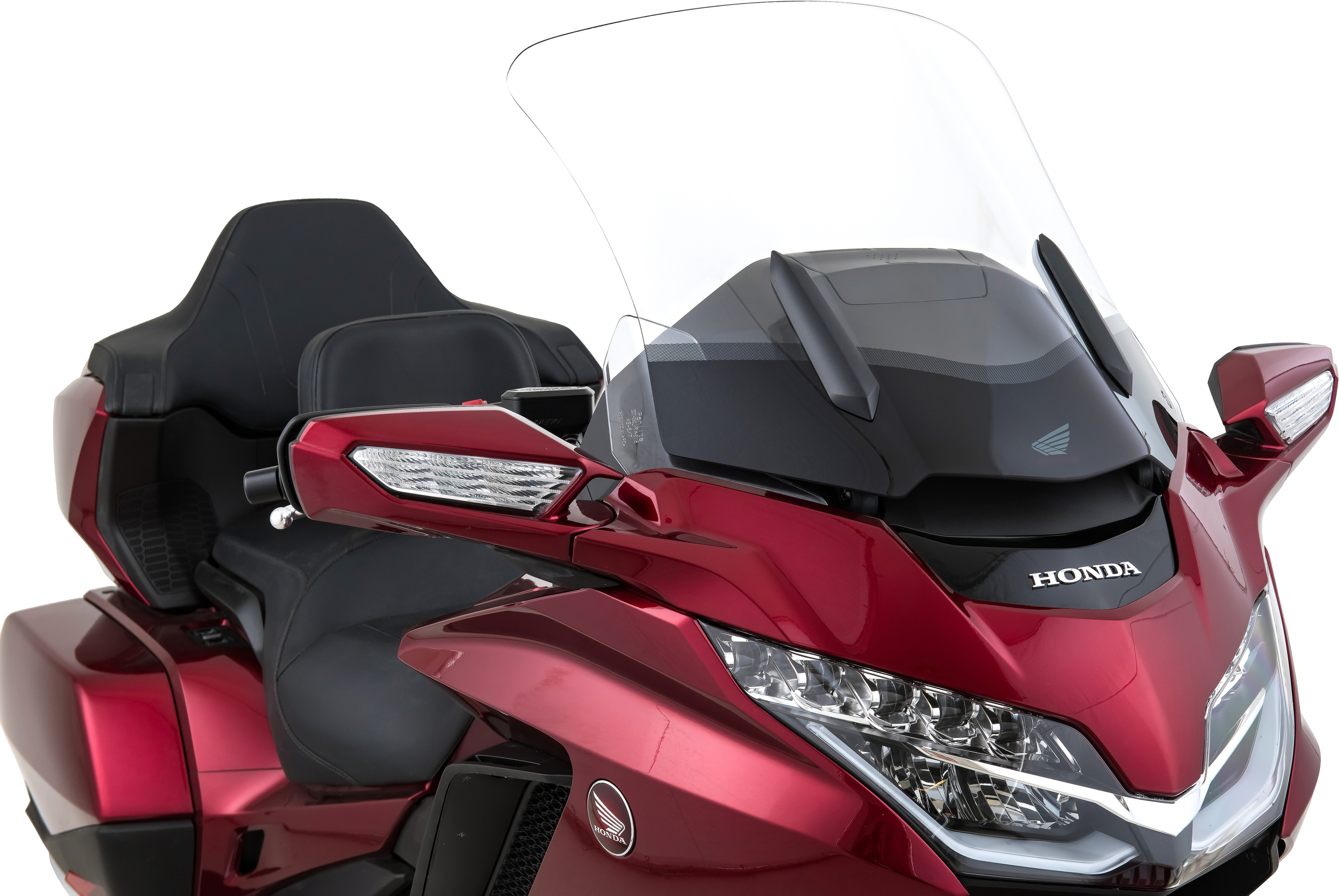 Clear +2" Windshield - For 18-20 Honda 1800 Gold Wing - Click Image to Close