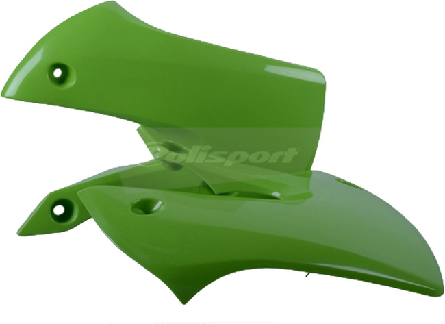 Radiator Shrouds - Green - For 00-20 KLX110 KX65 DRZ110 RM65 - Click Image to Close