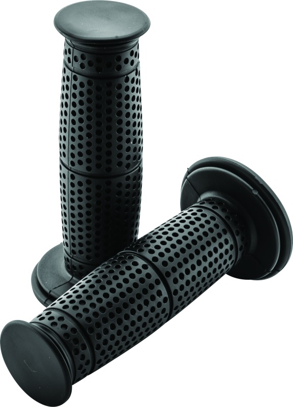 BikeMaster Punch Grips - Black - Click Image to Close