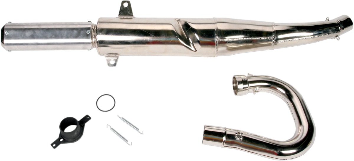 "Extreme" Full Exhaust w/ Oval AL Muffler - For 96-06 Trail Blazer 250 - Click Image to Close