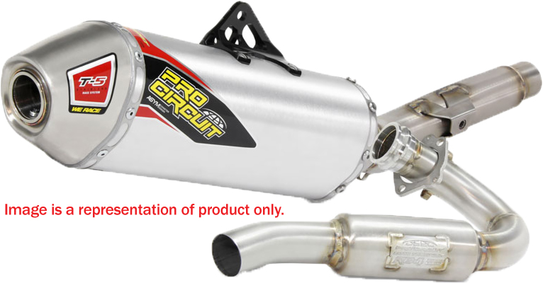 T-5 Aluminum & Stainless Steel Full Exhaust - For 05-17 Honda CRF450X - Click Image to Close