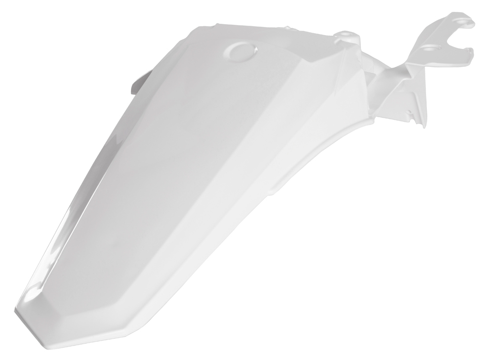 Rear Fender - White - For 15-18 Yamaha WR250F YZ250FX YZ450FX - Click Image to Close