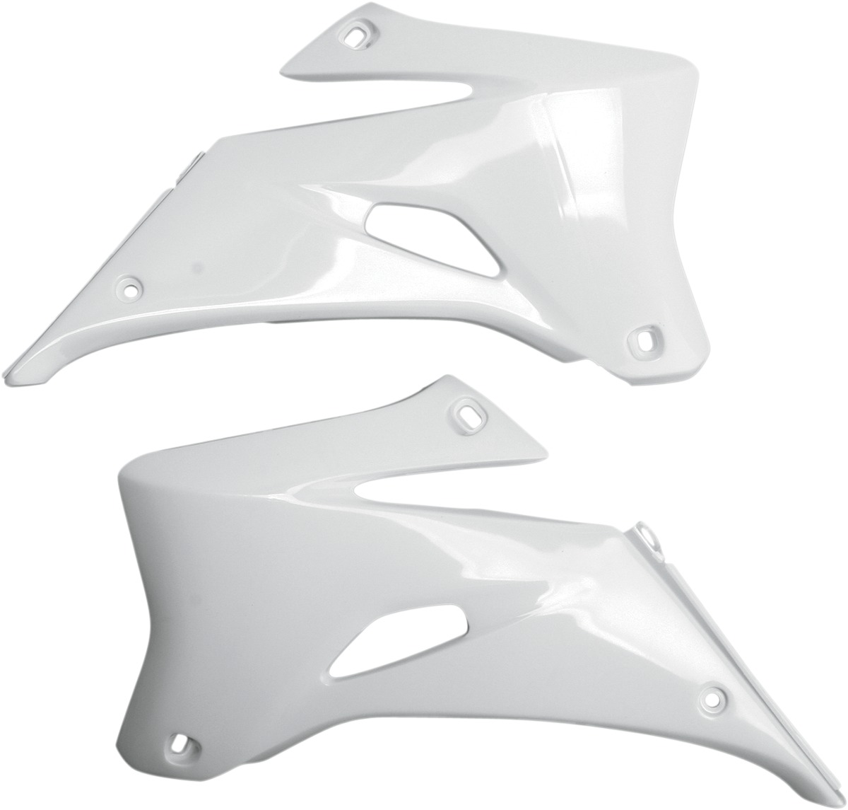 Radiator Shrouds for Yamaha - Rad Shr Wh Yz250/450F 06-09 - Click Image to Close