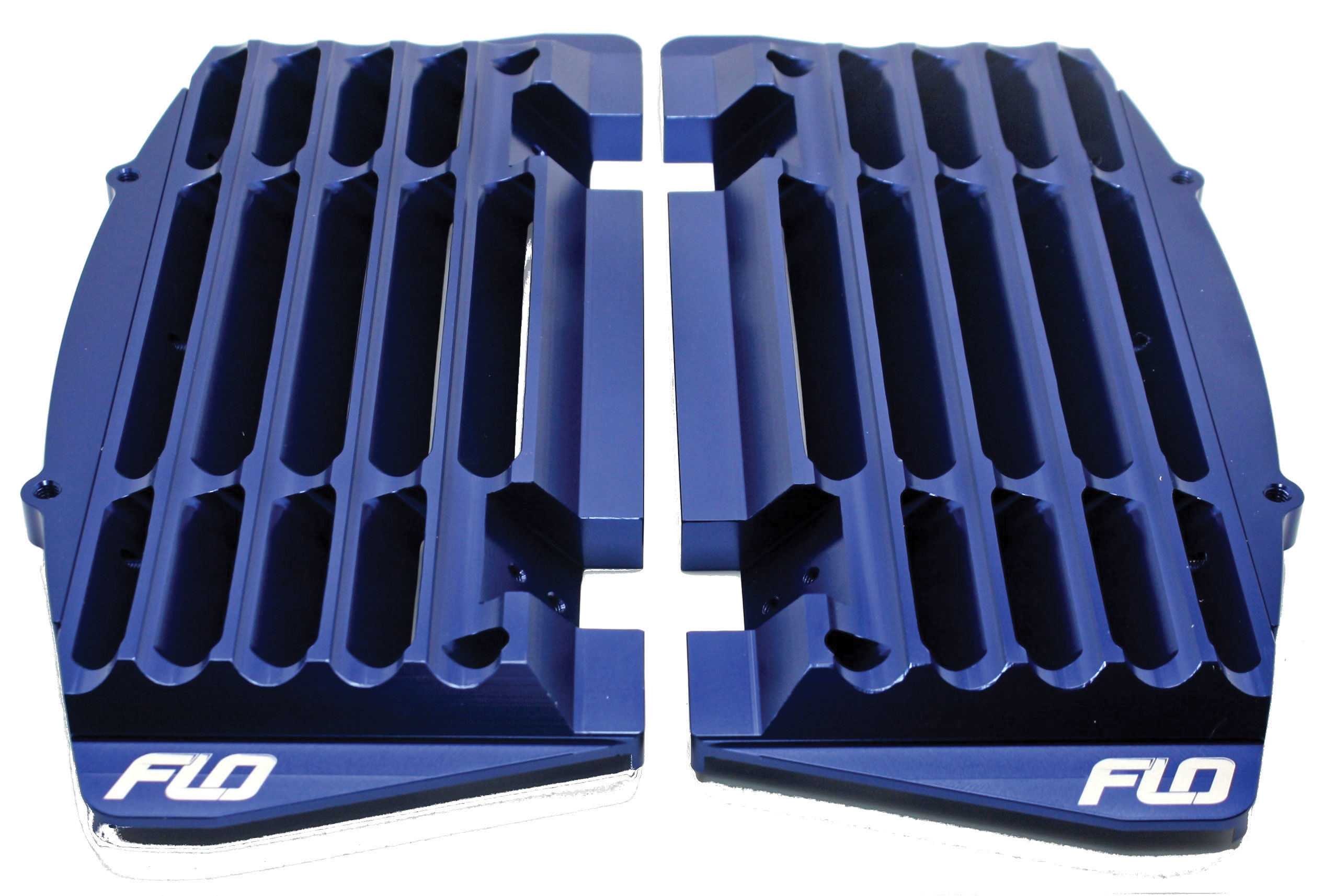 High Flow Radiator Guards Blue - For 16-19 KTM Husqvarna - Click Image to Close