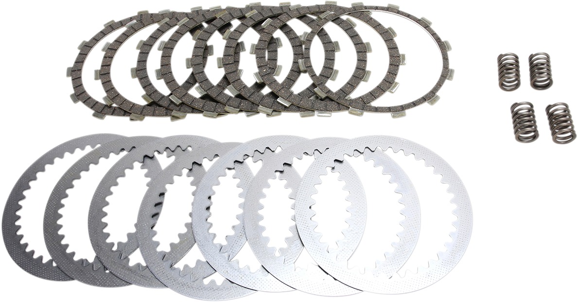 DRC Complete Clutch Kit - Cork CK Plates, Steels, & Springs - Replaces 75032011110 For KTM 690 & Husqvarna 701 - Click Image to Close