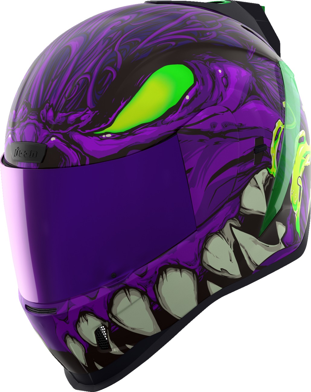 ICON Airform Manik'RR MIPS Helmet 3XL Purple - Full-face helmet with MIPS and DropShield - Click Image to Close