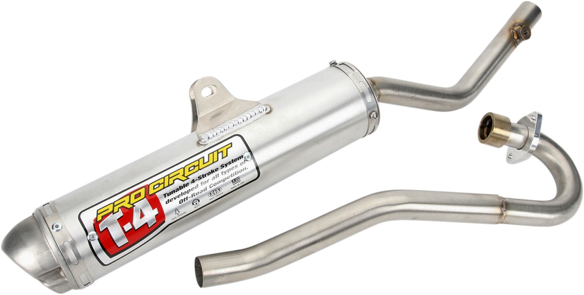 T-4 Aluminum & Stainless Steel Full Exhaust - For 06-17 Honda CRF150F - Click Image to Close