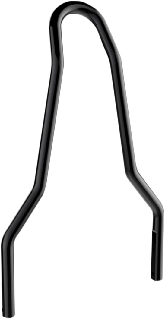 Black Round 10" Sissy Bar - For Many 00-20 HD Softails (requires mount kit) - Click Image to Close