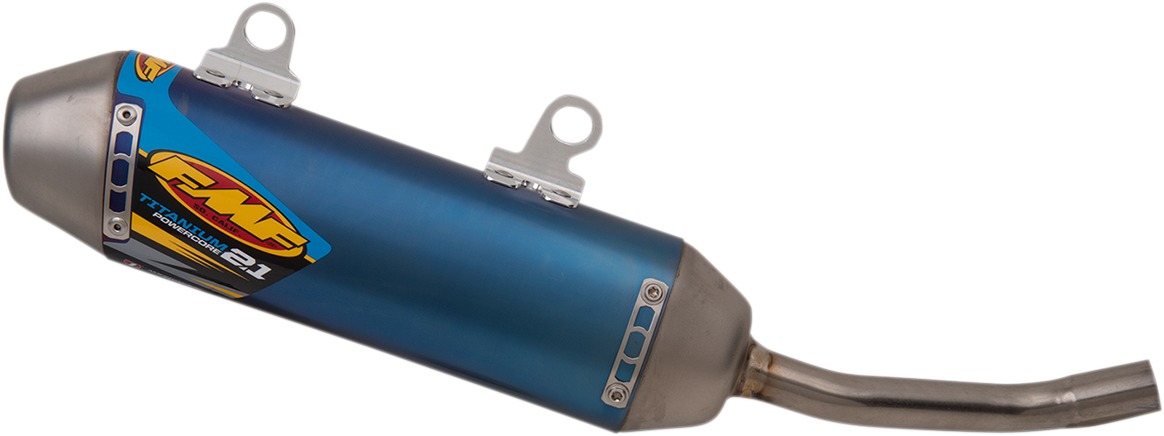 Blue Powercore 2.1 Slip On Exhaust Silencer - For 19-21 TC125 & 125/150 SX - Click Image to Close