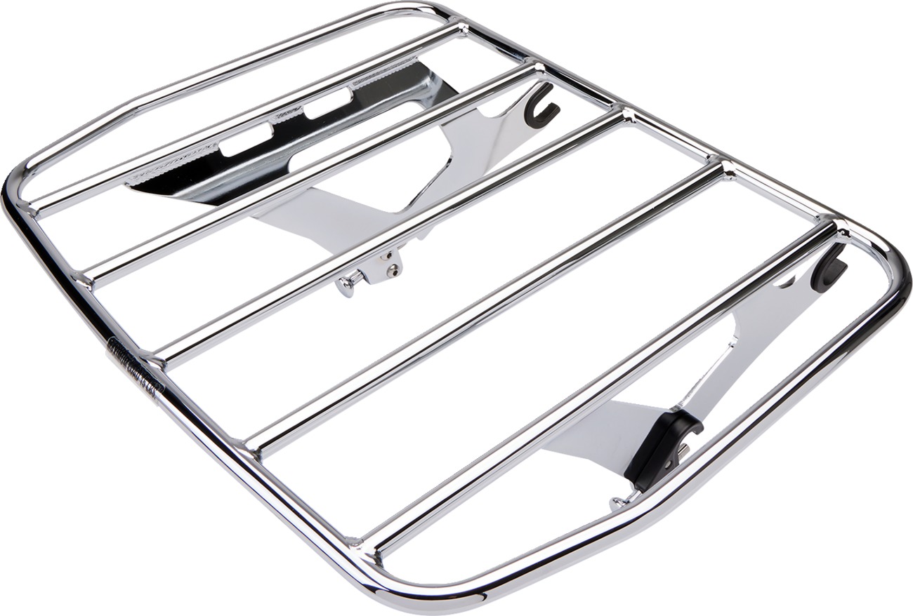 BA Flat Racks for Harley-Davidson - Ba Flat Rack Chrome - Click Image to Close