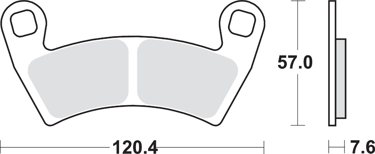 Sintered Brake Pads - 897Si Race Brake Pads Sbs - Click Image to Close