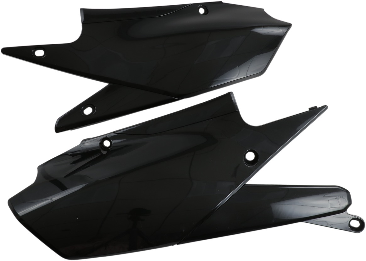 Side Number Plates for Yamaha - Side Panels Yamaha Blk - Click Image to Close