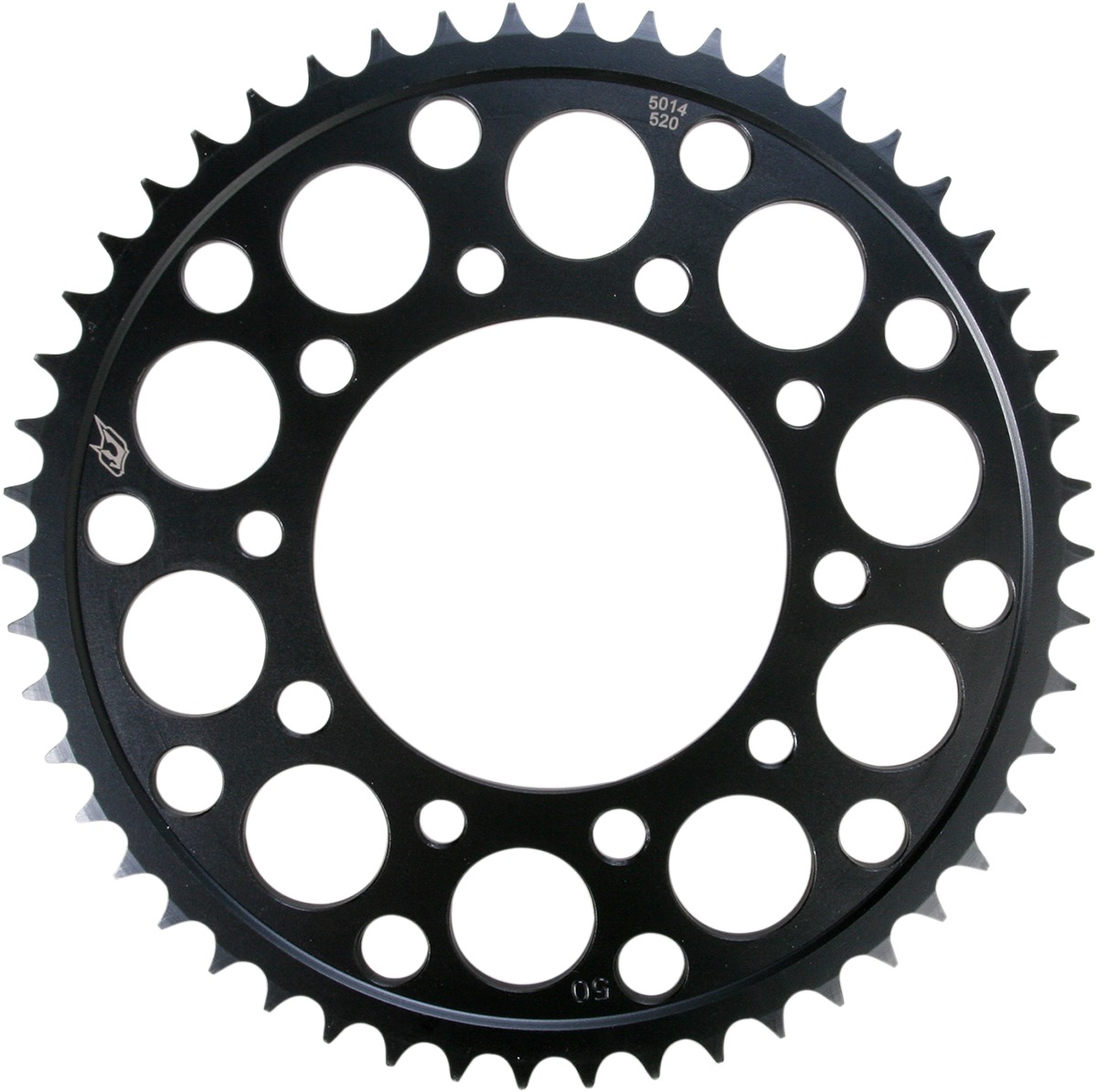 Steel 520 Rear Sprocket 50T - Black - For 99-00 CBR600F4 99-02 YZF R6 - Click Image to Close