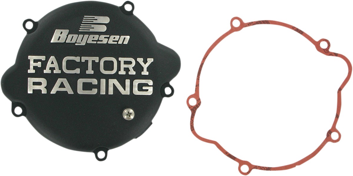 Factory Racing Clutch Cover - Black - For 06-17 KTM Husqvarna 85/105 - Click Image to Close