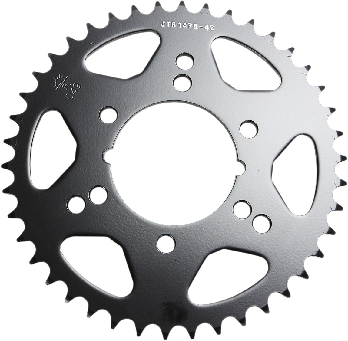 Steel Rear Sprocket - 42 Tooth 520 - For Ninja & Polaris Scrambler Trail - Click Image to Close