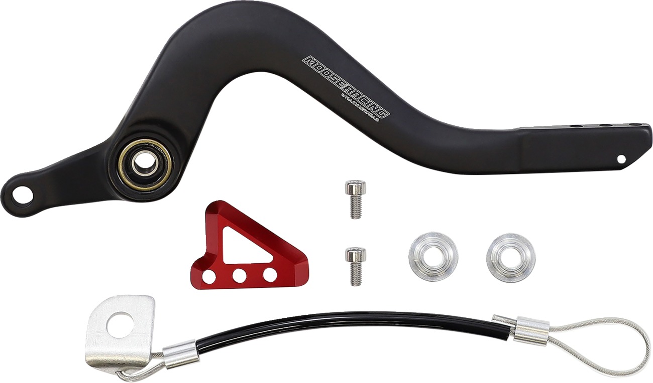 Black & Red Brake Pedal - For 11-15 Gas Gas EC250F - Click Image to Close