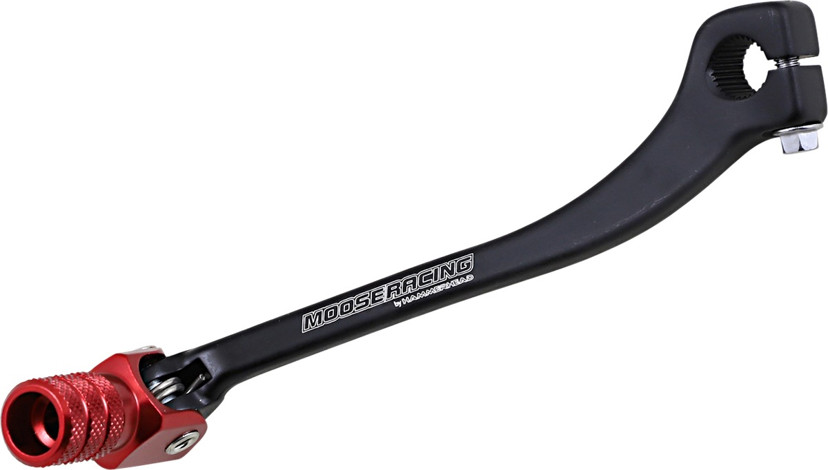 Anodized Forged Folding Shift Lever Black/Red - For 19-20 Honda CRF450L/X - Click Image to Close