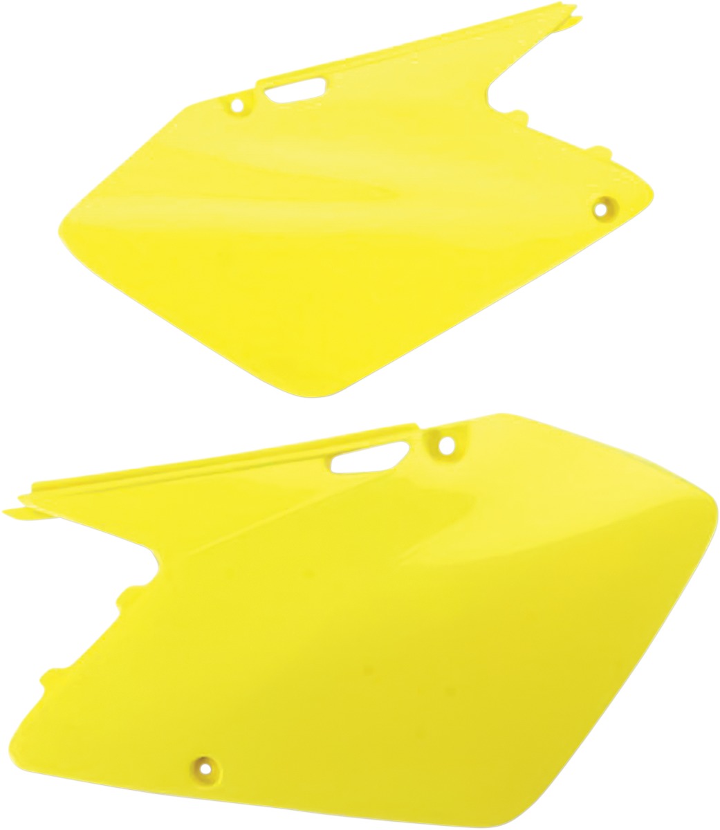 Side Number Plates for Suzuki - Sd Pnl Yl Rm1/2 03-07 - Click Image to Close