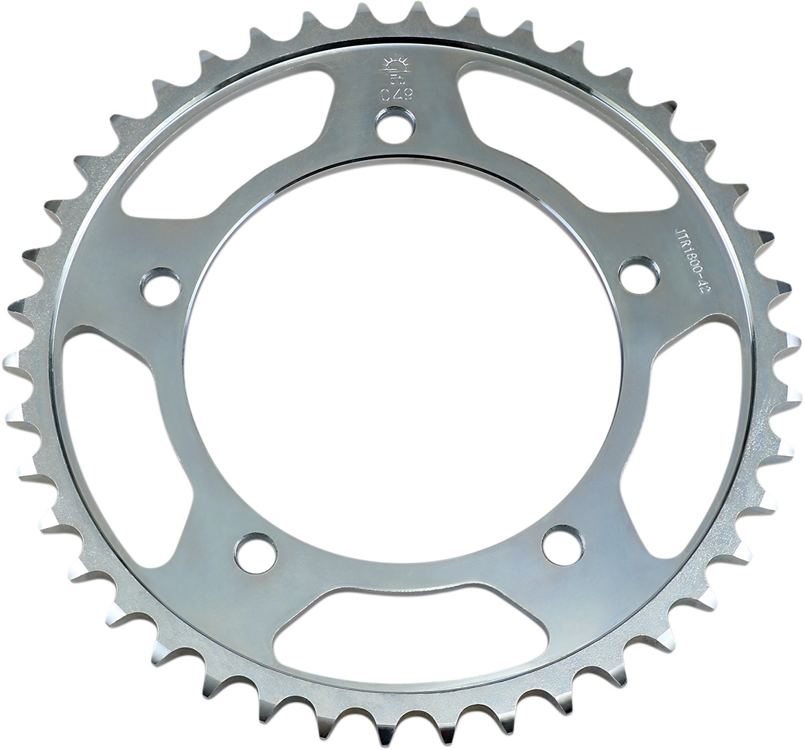 Steel Rear Sprocket - 42 Tooth 530 - For Hayabusa GSX GSF SV1000 Tiger - Click Image to Close