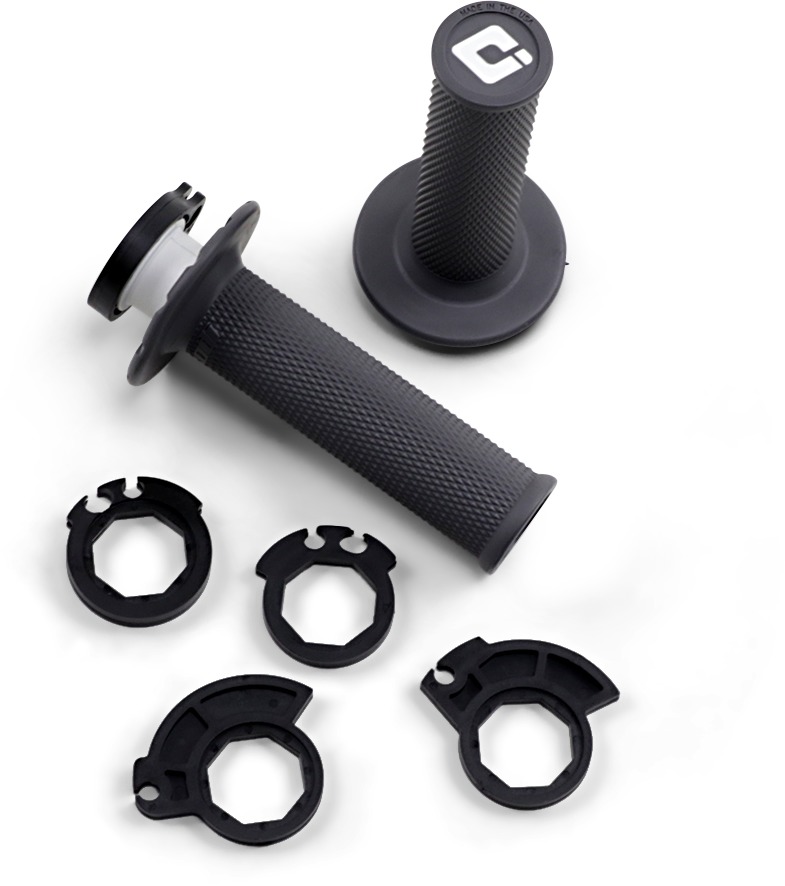 MX V2 Lock On MX Grips System - Diamond Knurled, Graphite - Click Image to Close