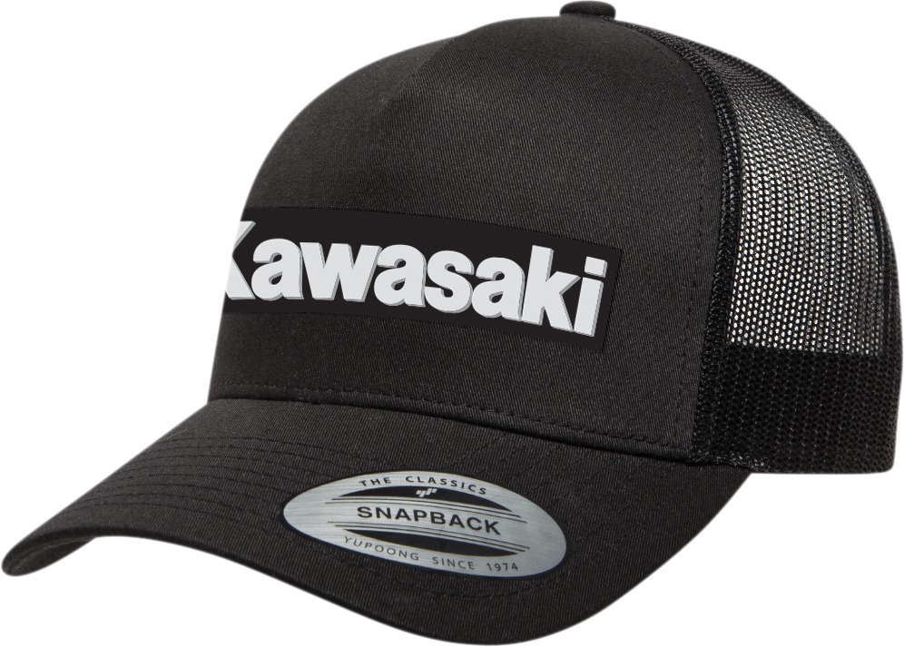 Men's Kawasaki Core Hat - Kaw Core Hat Blk - Click Image to Close