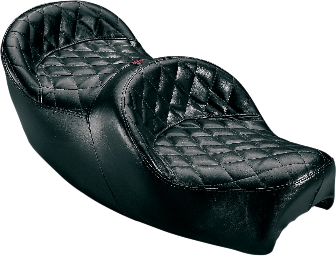 Touring Stitched 2-Up Seat Black Foam - For 83-86 Honda V65 Magna - Click Image to Close