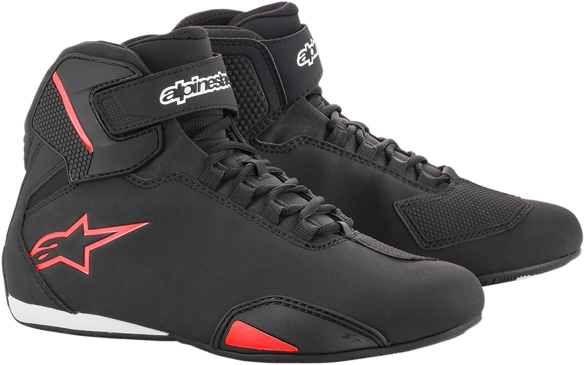 Sektor Street Riding Shoes Black/Red US 11.5 - Click Image to Close