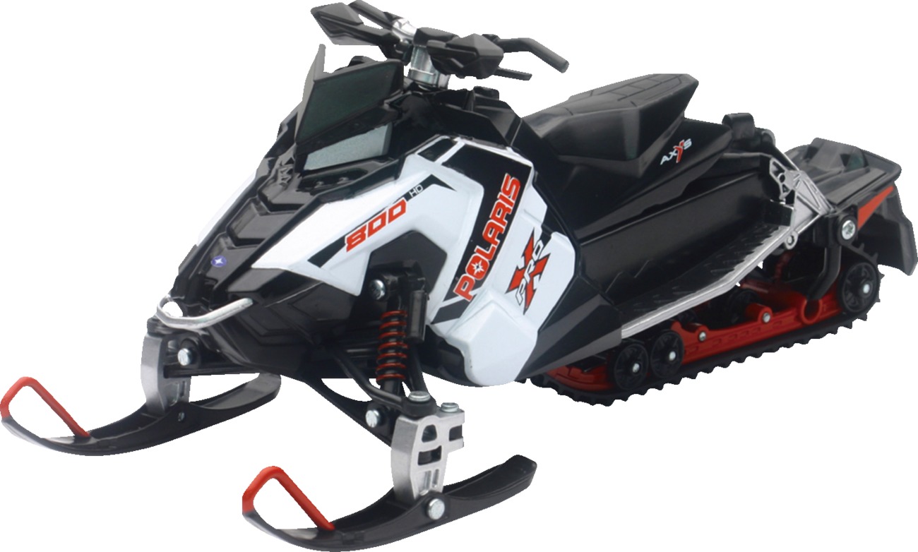 1:18 Scale Snowmobile - Pol Swchbk Pro-X 800 Snomo Wht - Click Image to Close