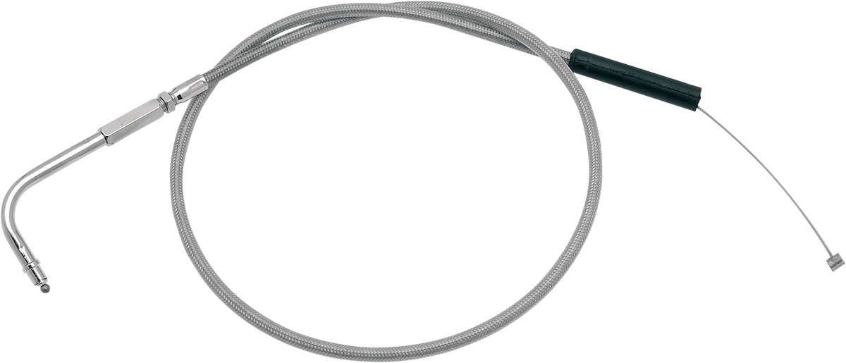 Armor Coat Idle Cable +6" w/ cruise - For 03-11 Harley FLHR FXCW FXCWC - Click Image to Close