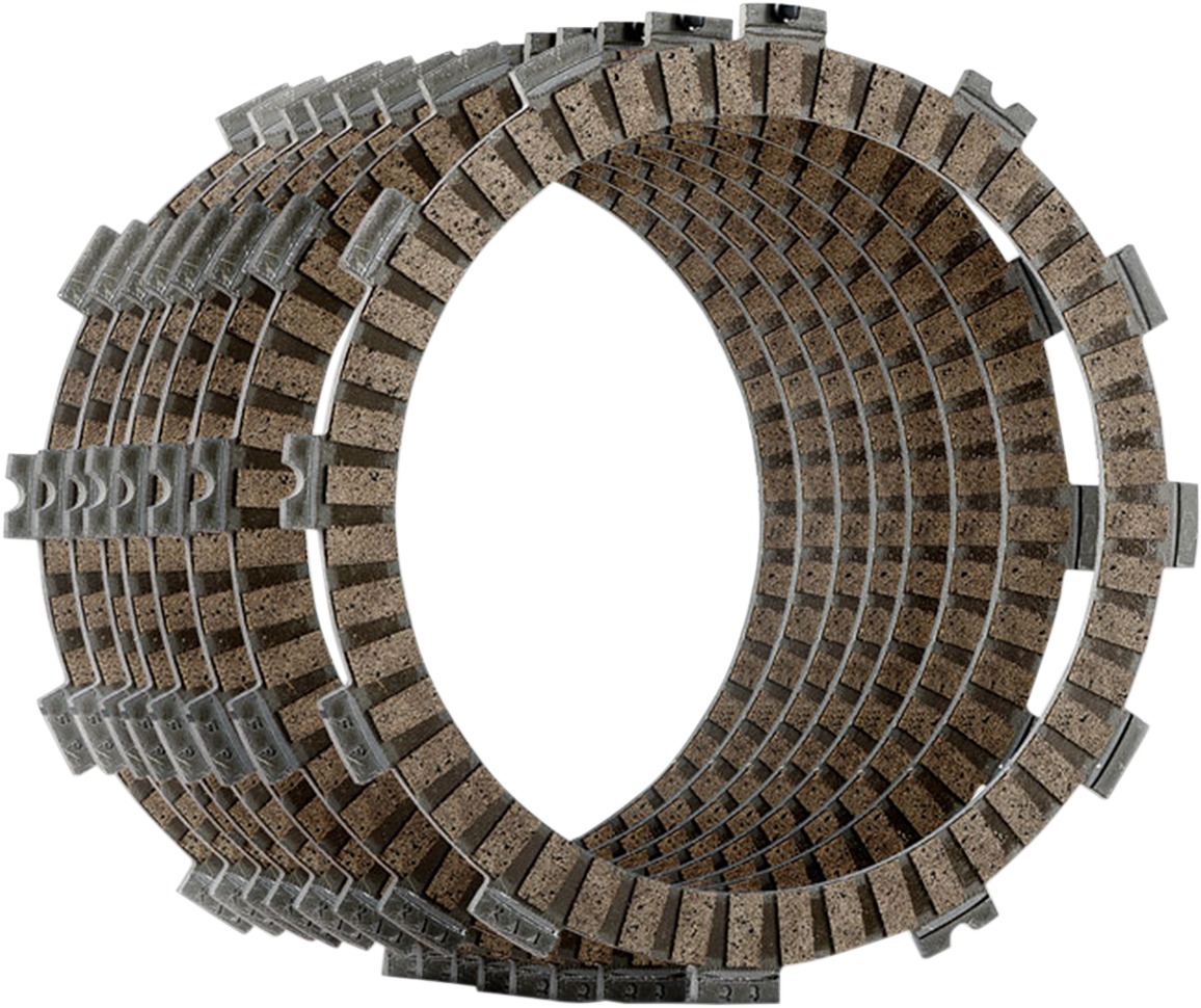 Clutch 21-24 Kawasaki KX450 Clutch Plate Kit - Set of 8 - Fiber - Click Image to Close