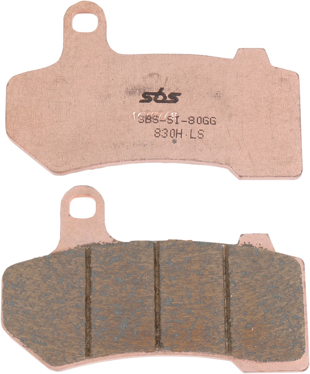 HLS Street Excel Sintered Rear Brake Pads - Replaces H-D # 41854-08, 42897-08, 42897-06 & 42850-06 - Click Image to Close