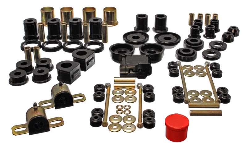 93-02 Chevrolet Camaro Black Hyper-flex Master Bushing Set - Click Image to Close