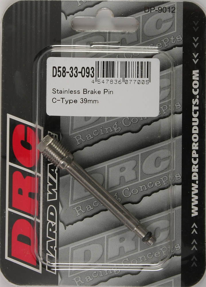 Stainless Brake Pin, C-Type, 39mm - Click Image to Close