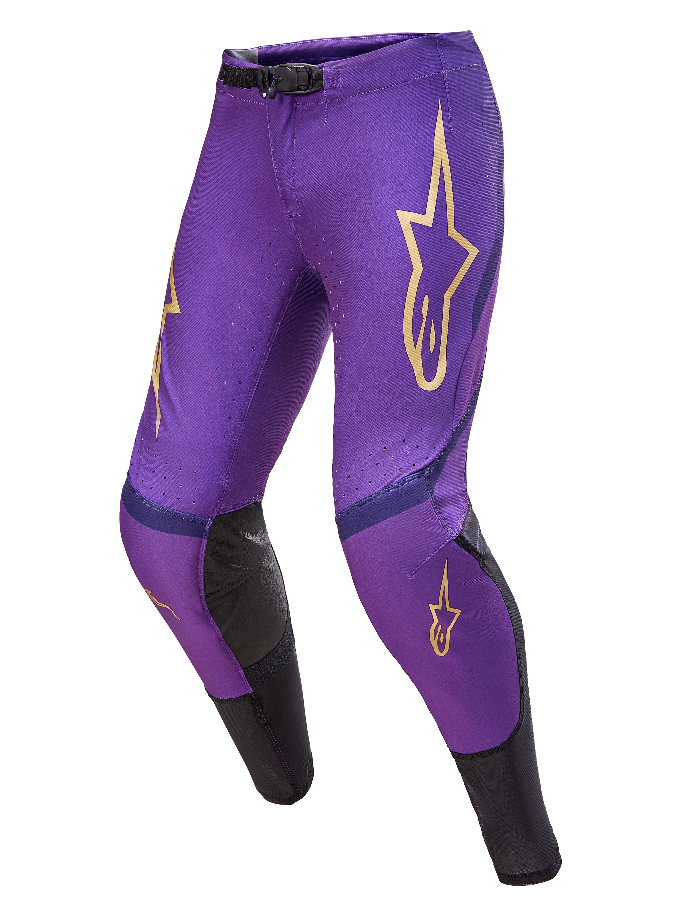 Supertech LE Champ Pants Ultra Violet/Gold/Black SZ 38 - Motocross pants For size 38 - Click Image to Close