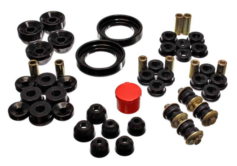 90-93 Honda Accord/Odyssey Black Hyper-Flex Master Bushing Set - Click Image to Close