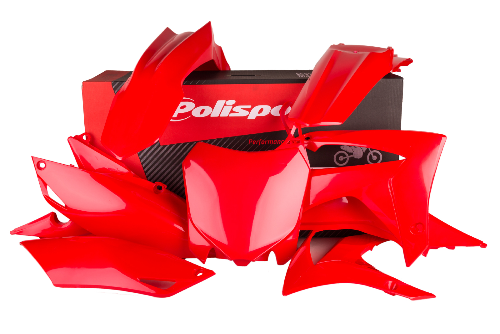 Plastic Body Kit - Red - For 13-16 Honda CRF450R 14-17 CRF250R - Click Image to Close