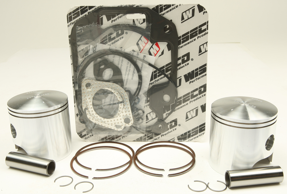 Top End Piston Kit 81.00mm Bore - For Many 90-00 700cc Arctic Cat - Click Image to Close