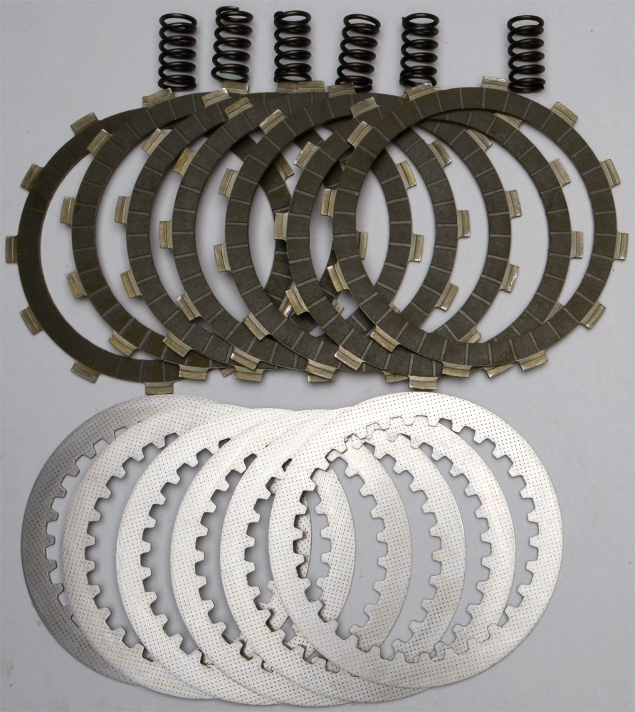 SRK Complete Clutch Kit - Aramid Fiber Friction Plates, Steels, & Springs - Click Image to Close