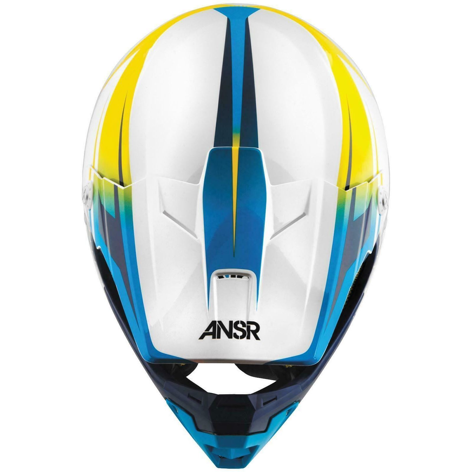 Answer A14 Evolve Visor - Spectrum White/Yellow - Click Image to Close