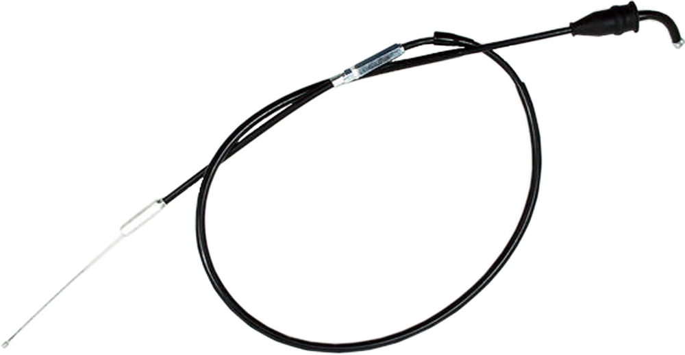 Black Vinyl Throttle Cable - Yamaha IT175/200 YZ125 - Click Image to Close