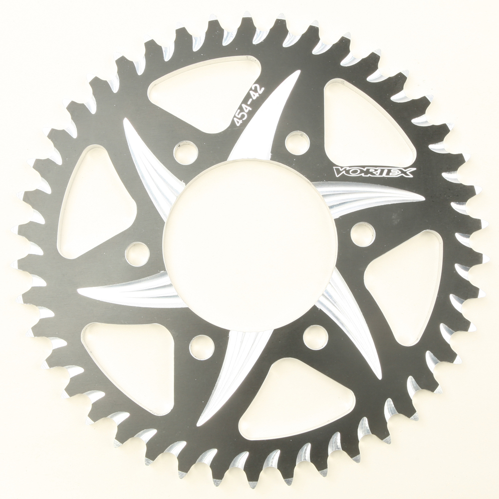 CAT5 Rear Aluminum Sprocket Black 42T 525 - For 96-14 Kawasaki 600-1000 - Click Image to Close