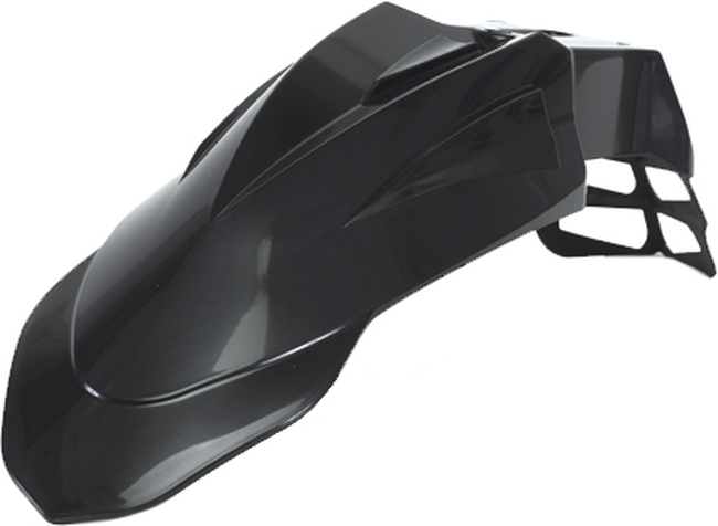 Black Supermotard Front Fender - Universal For Most MX/SM Motorcycles - Click Image to Close