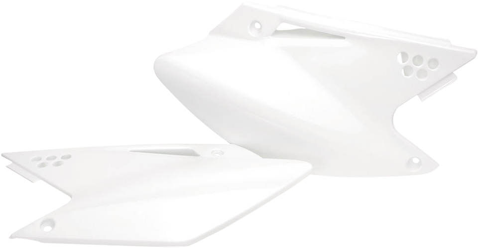 Side Panels - White - For 06-08 Kawasaki KX250F - Click Image to Close