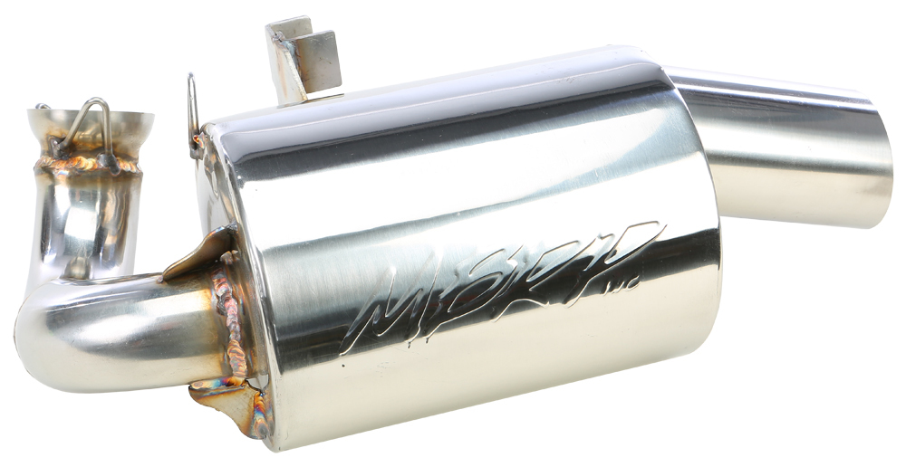 Trail Performance Slip On Exhaust - For 13-16 Polaris Switchback RMK Rush - Click Image to Close