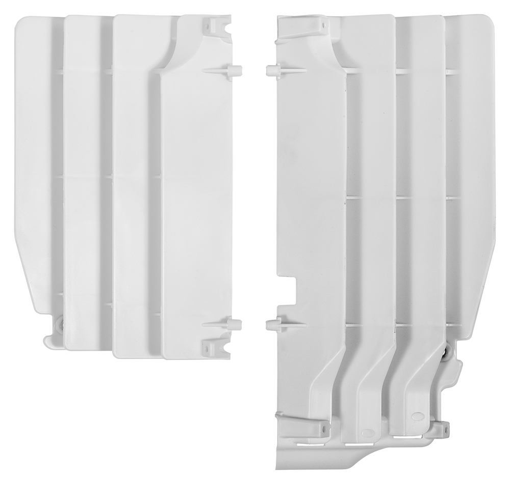 Radiator Louvers White - For 10-18 Suzuki RMZ250 - Click Image to Close