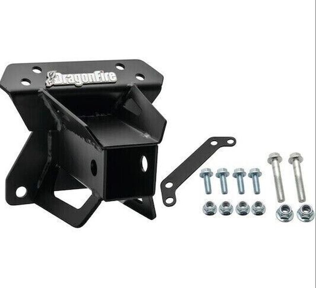 Racing Rear Receiver Hitch for Kawasaki KRX1000 - Click Image to Close