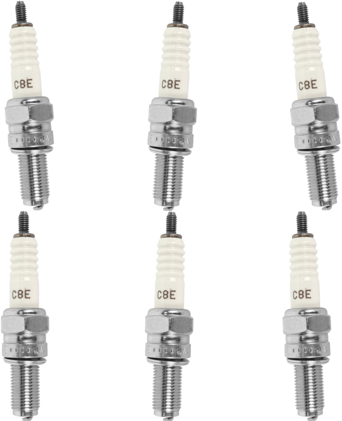 6 Pack C8E Spark Plug - Click Image to Close