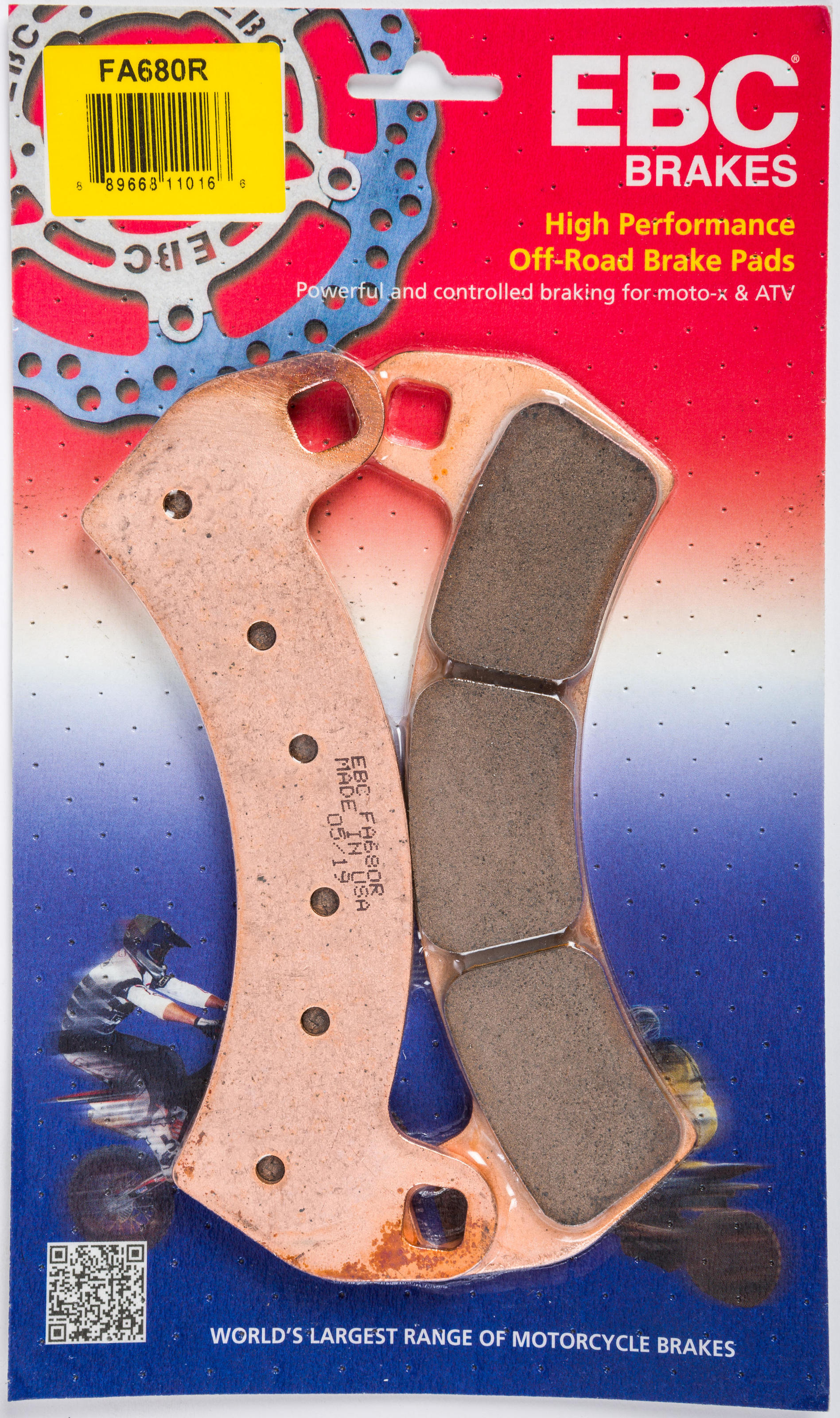 Long Life High Performance Brake Pads - Click Image to Close